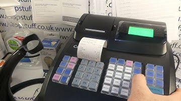 CountLab 8S / 9S Cash Register With Barcode Scanner Demonstration How To Use Tutorial