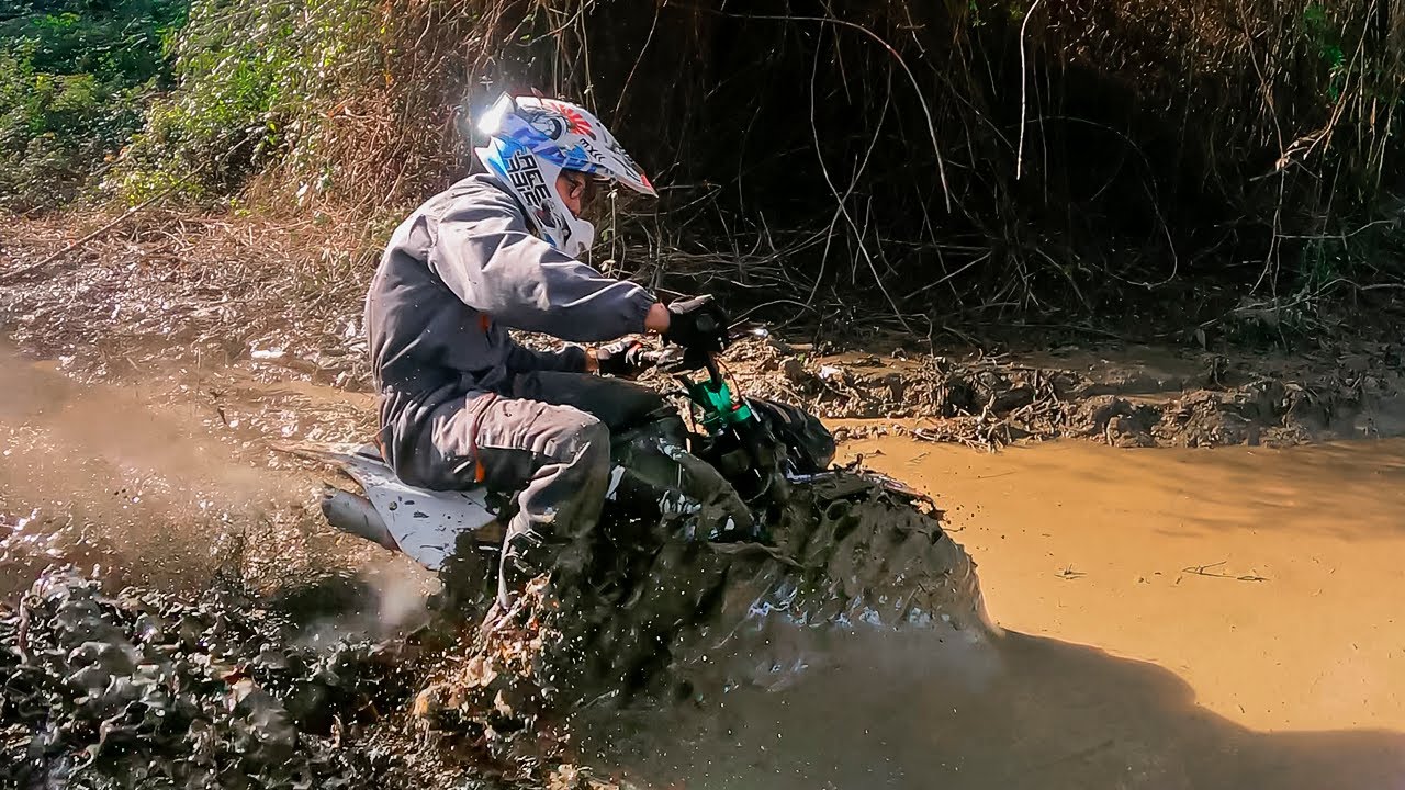 PASSEIO ALVIELA'21 | ENDURO PITBIKE | MUITA LAMA!!