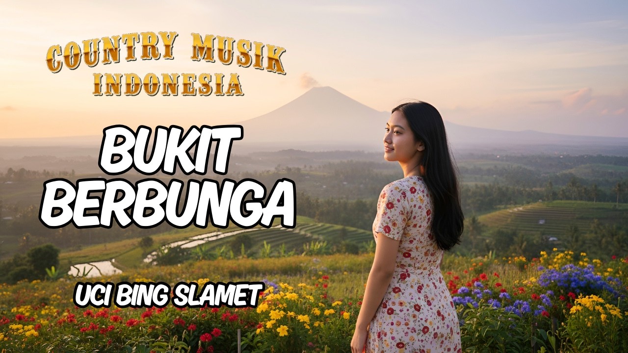 🎸 Bukit Berbunga – Uci Bing Slamet | Country Cover Indonesia 🤠
