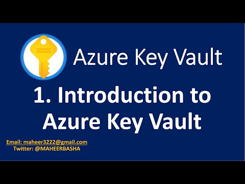 تصویری: طاق کلید در Azure چیست؟