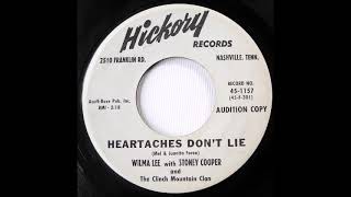 Wilma Lee & Stoney Cooper - Heartaches Don't Lie