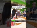 NinaDrama was smiling after Arman Tsarukyan OFFERED this FAN FREE PIZZA for his BIRTHDAY🥹❤️‍🩹