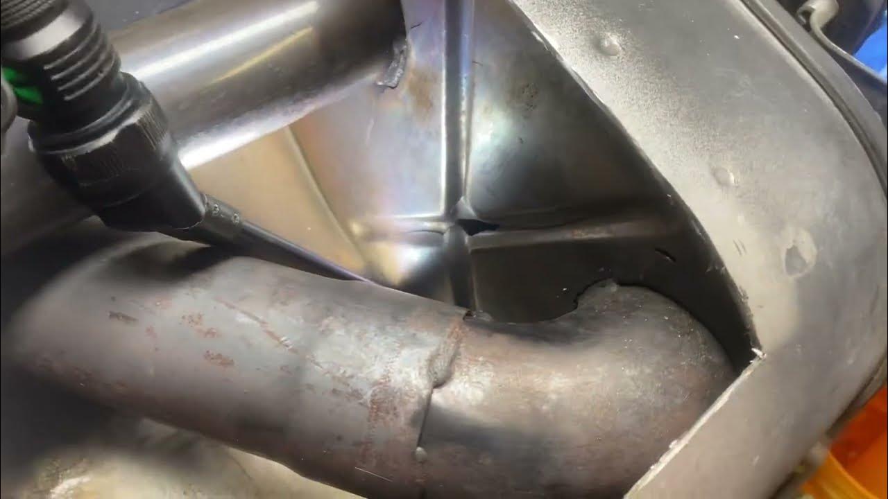 C6 Corvette ZR1 LS9 Z06 LS7 muffler noise rattle buzz from broken baffle wall YouTube