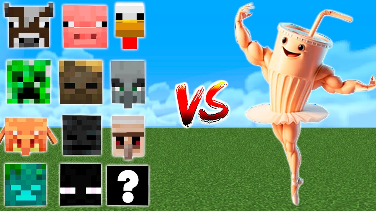 What's the REAL Strength of Vanilla Mobs against BALLERINA LOLOLO in Minecraft?