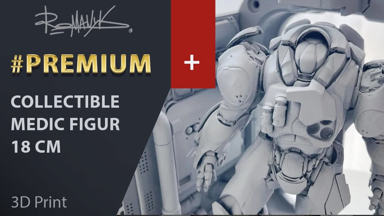 Limited Edition Mecha Medic Figure – Premium Handcrafted Sci-Fi Collectible Unboxed