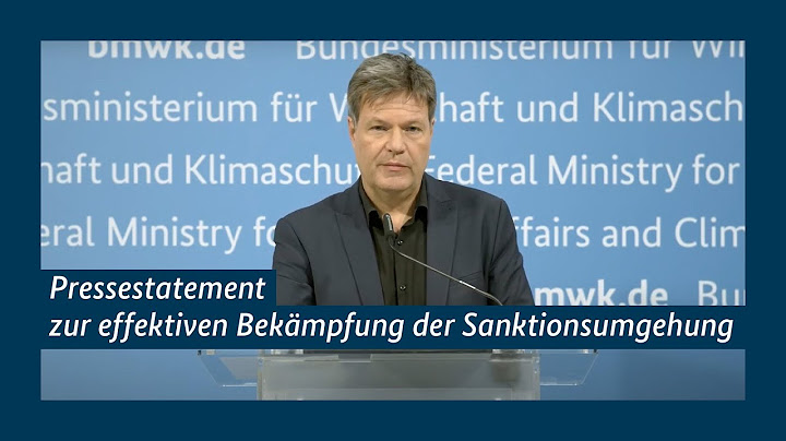 Pressestatement zur effektiven Bekämpfung der Sanktionsumgehung von Bundesminister Robert Habeck
