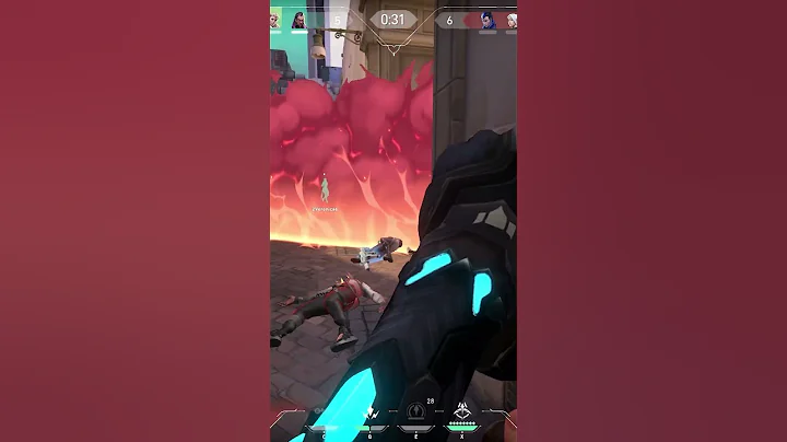 sova 1v4 clutch with 7hp only #shorts #valorant