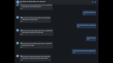 Zalo Bot - Apps Script - Trợ lý Thu Chi Cá Nhân/Doanh nghiệp - Google Sheets