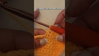 How to Single Crochet Decrease (sc dec) #crochettutorial #crochetforbeginners #beginnercrochet