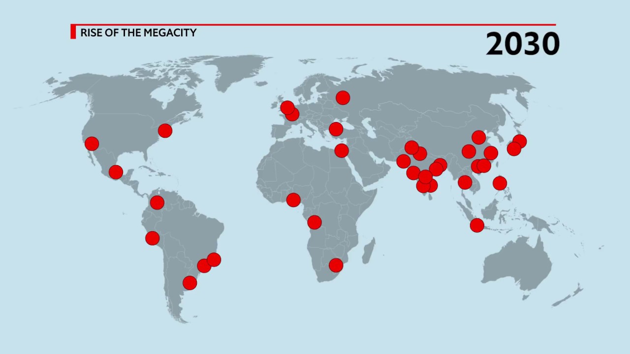 Urbanisation And The Rise Of The Megacity YouTube