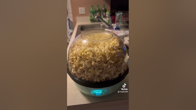 Dash SmartStore™ Stirring Popcorn Maker, Electric Popcorn Machine