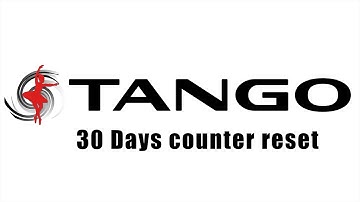 Tango 30 Days counter reset