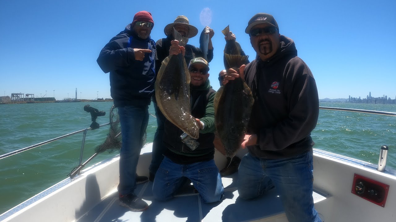 Halibut fishing San Francisco Bay with subscribers 6/22/24 YouTube