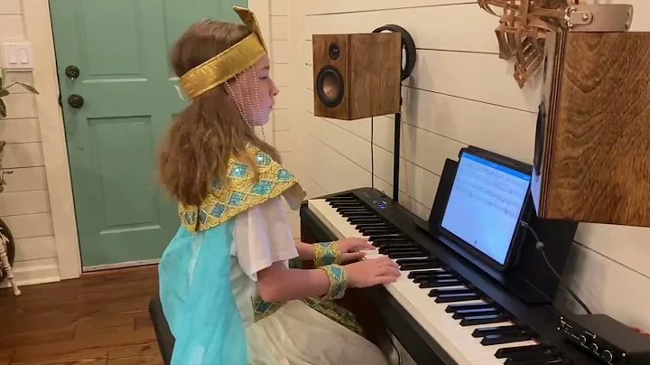 Lilly plays 'Lavendar's Blue' by Aaron Garner Fall...