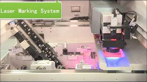 Inline Laser Marking System with Flip Station