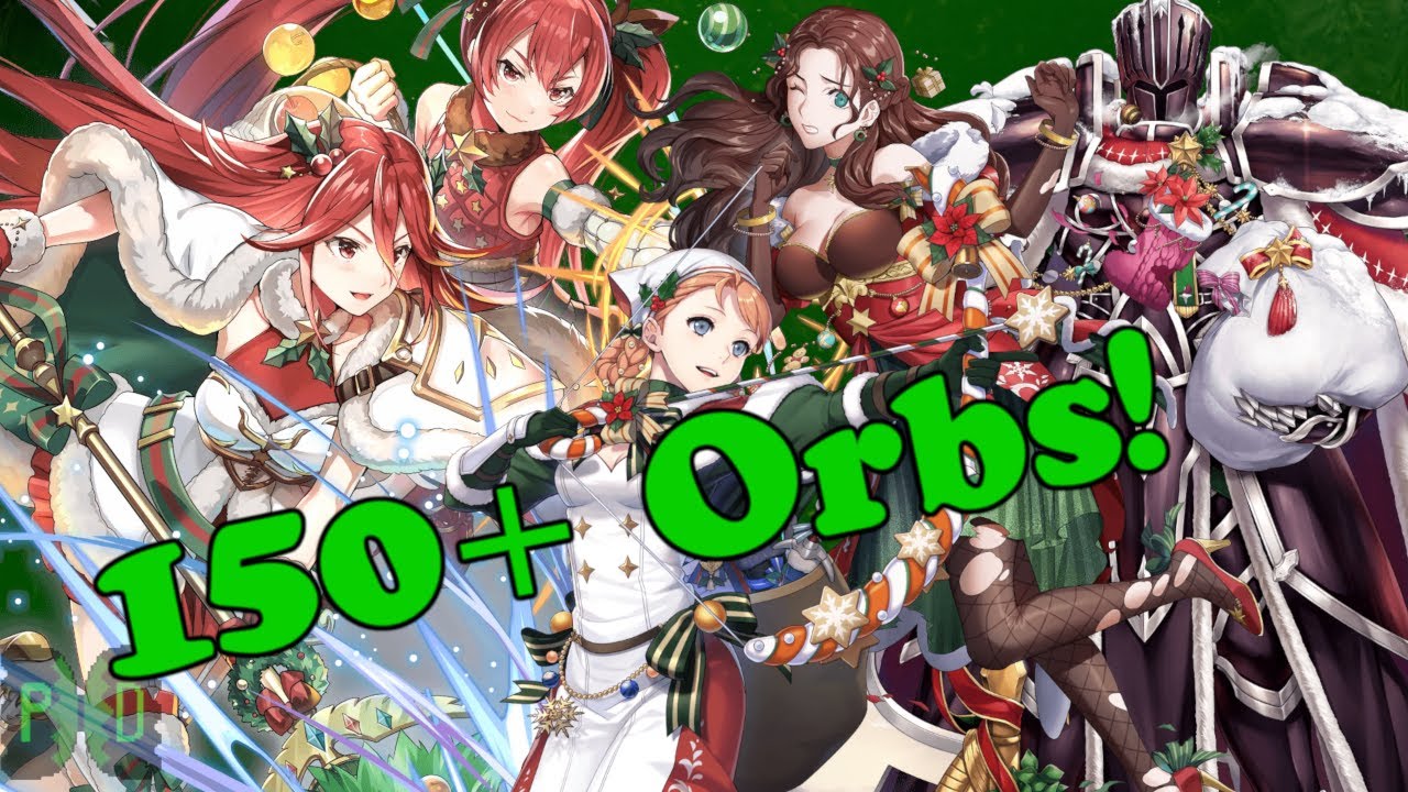 THIS IS MY FAVORITE WINTER BANNER!! - Fire Emblem Heroes: Holiday Handoff 150+ Orbs Summoning!