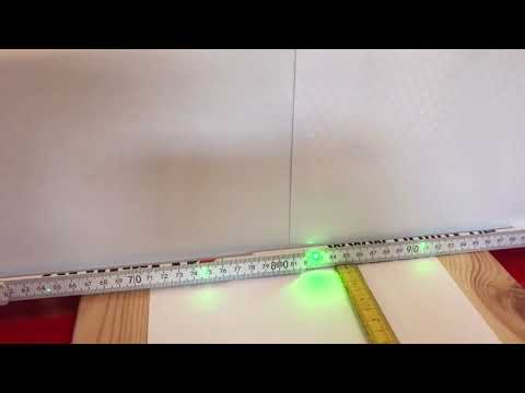 Experiment Optisches Gitter - Wellenlänge eines grünen Lasers