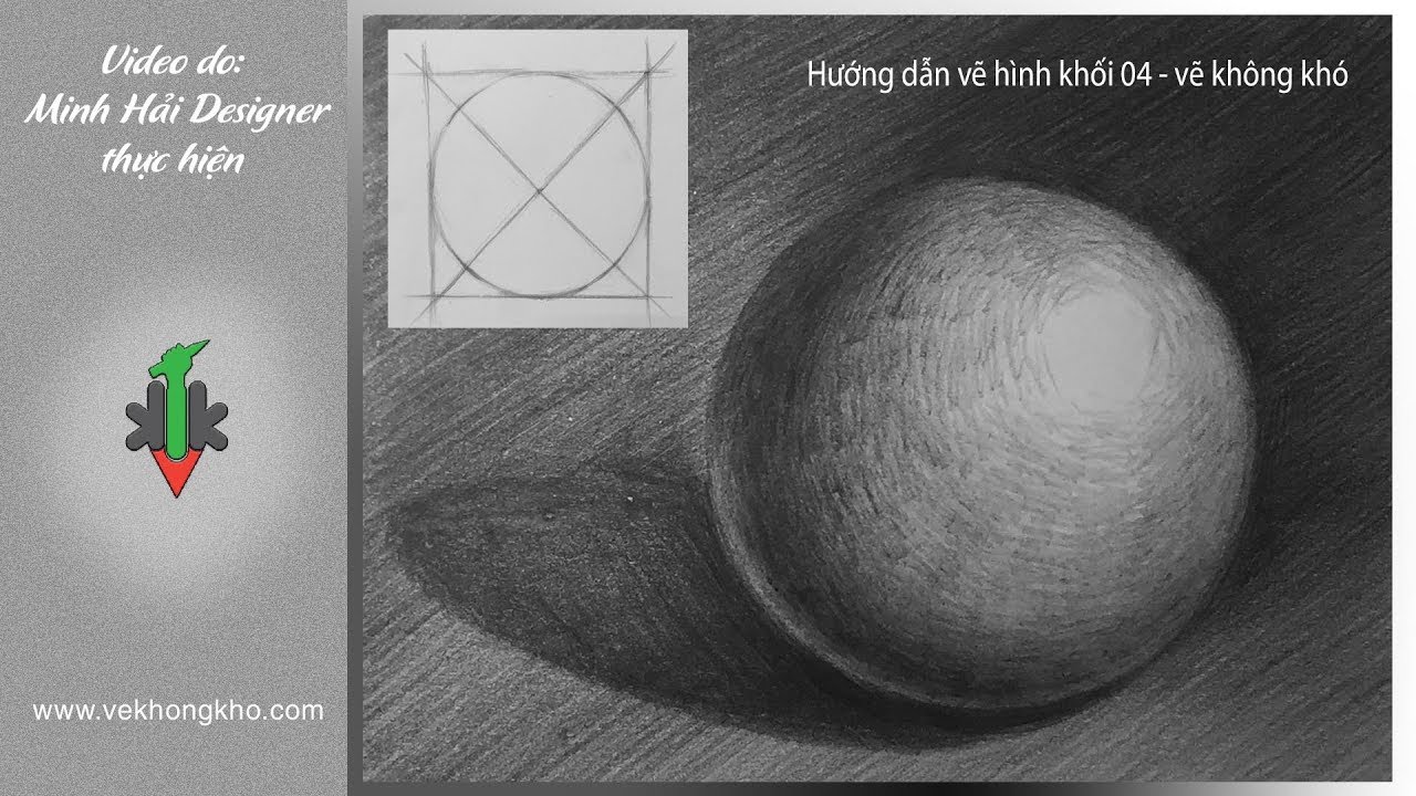 Vẽ và đánh bóng chuẩn khối hộp  Disegni geometrici Chiaroscuro Dipinti  ad acquerello