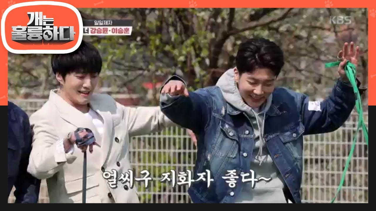 얼씨구 지화자 좋다~ 일일제자 위너 강승윤, 이승훈! [개는 훌륭하다/Dogs Are Incredible] 20200427