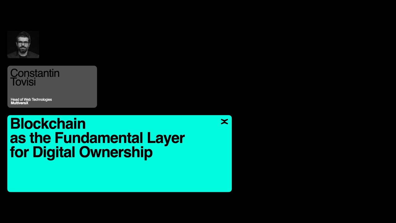 Blockchain as the Fundamental Layer for Digital Ownership