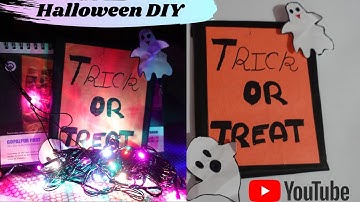 Halloween Craft  |DIY |Easy DIY for Halloween |#Learnwithpriyanshi