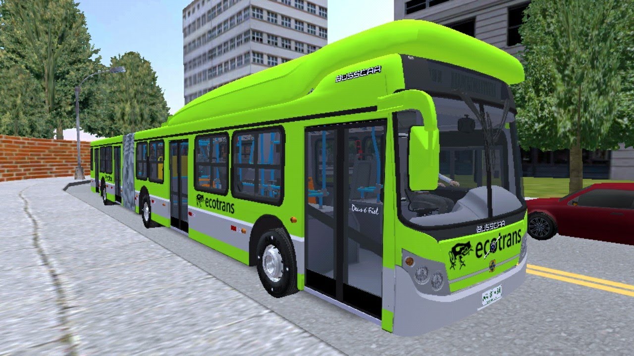 Ecotrans busscar urbanuss low floor volvo b360s con skin de ecotrans en proton ...