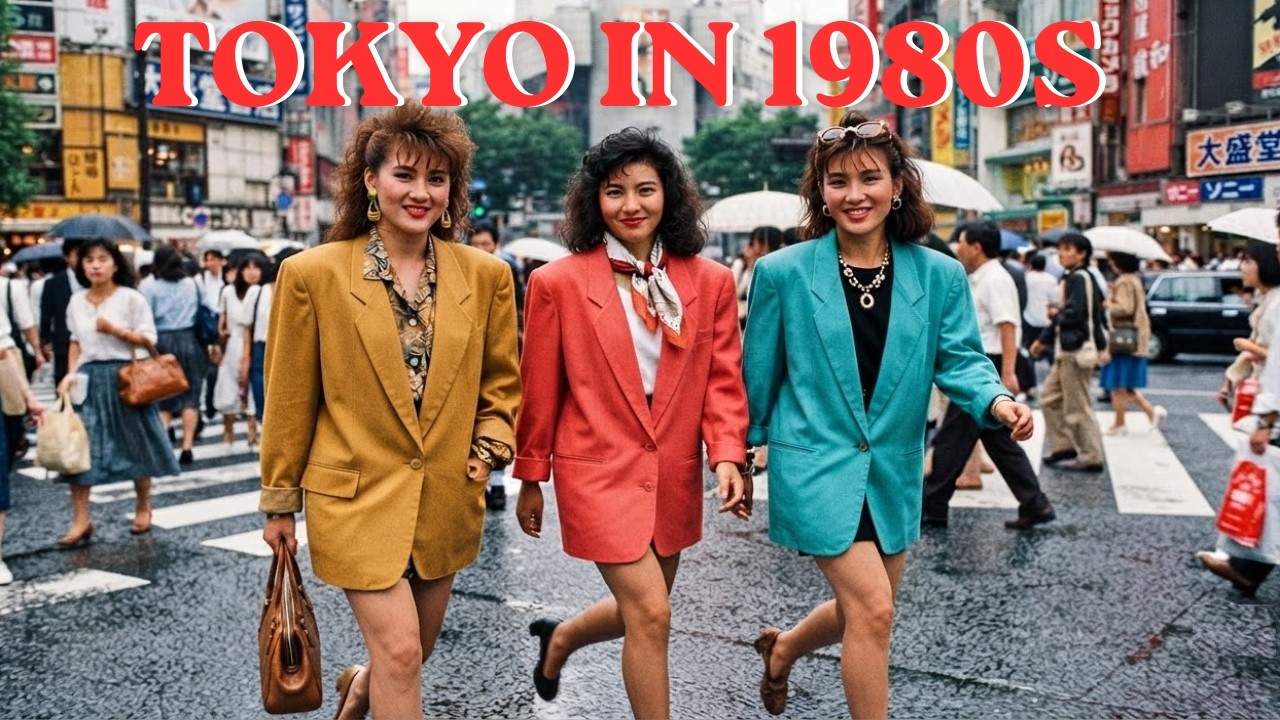 Take Me Back to Tokyo 1980s 🎵 80年代の東京へ連れて行って-Japan