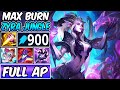 S+ FULL AP MAX BURN ZYRA JUNGLE WITH DARK HARVEST IS AMAZING (900 AP BURST) - League of Legends