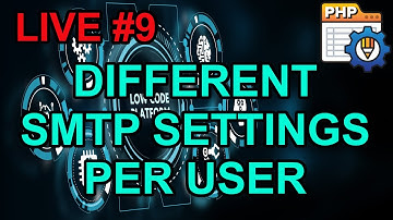 PHPRunner V11 SMTP SETTINGS PER USER | XLINESOFT