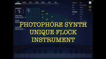 PHOTOPHORE Synth - Unique Flock Instrument - Another Classic From The Past - iPad Demo