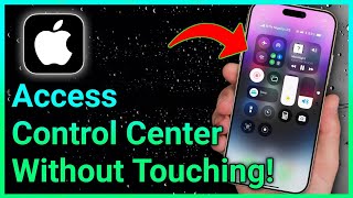 How to Access Control Center Without Touching Your iPhone Screen! (Hands-Free Trick)