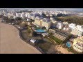 Flight over Hotel Algarve Casino and beach Portimao ...