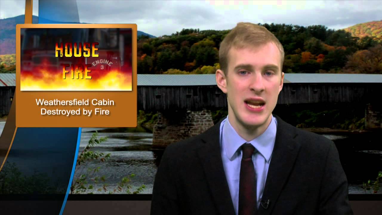 Weathersfield Cabin Destroyed by Fire - YCN News 11.9.15