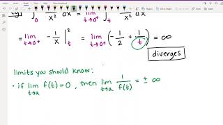 152 Week 10 Video 1 (7.8: Improper Integrals, Part 3)
