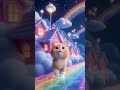 “बादलों पर चलने वाली बिल्ली” ☁️🐱✨ #fantasystory #hindicartoon #kidscartoon #animatedstory #kidsstory