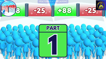Count Masters: Crowd Clash & Stickman running game-Gameplay Walkthrough Part 1 (Lv 1-18) NEW UPDATE