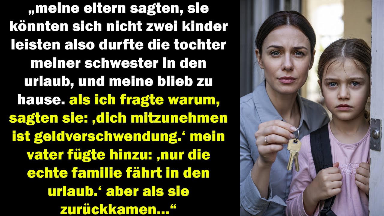 Meine Tochter Durfte Nicht Mit In Den Urlaub Doch Als Sie Zurückkamen, War Das Haus Leer...