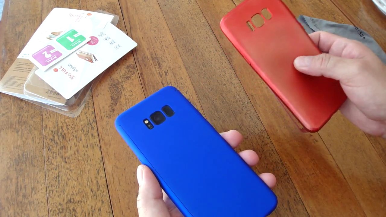 GALAXY S8 PLUS AZUL - Capa azul - Cover 360 full (PT) - YouTube