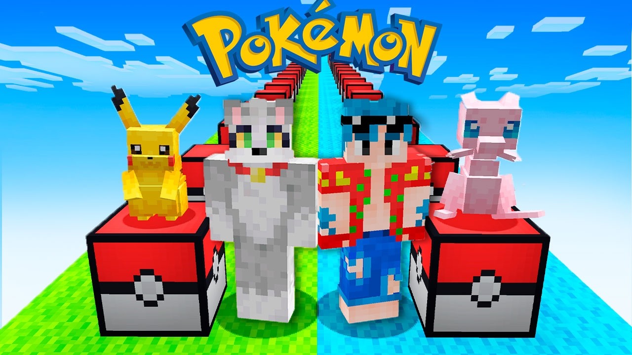 DESAFÍO de LUCKY BLOCK de POKÉMON en Minecraft!