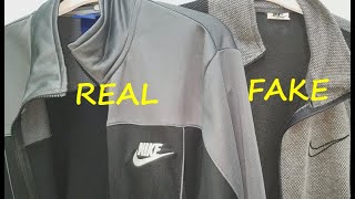 Aparentemente Dando Útil Nike windbreaker jacket real vs fake review. How to spot fake Nike sport  jackets and vests. - YouTube