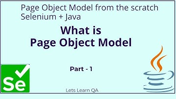 Part 01 -  What is Page Object Model Automation Framework