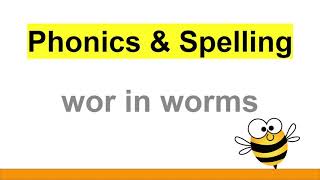Easy Spelling Patterns: WOR in Worms (Spelling List 13c) Wealth