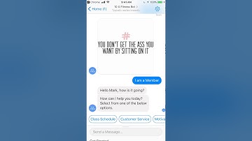 Facebook Messenger Chatbot for Gyms