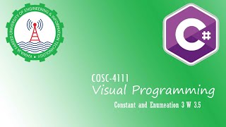 Constant & Enumeration 3 W 3.4