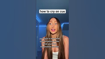 How to cry on cue FAST #actingtips