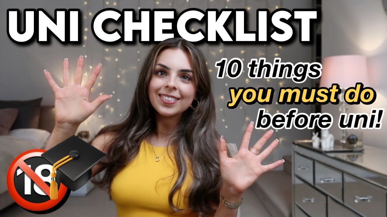 YOUR UNIVERSITY CHECKLIST | 10 things you NEED to do before going to university this year!