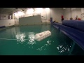 Life raft inflating at NSCC