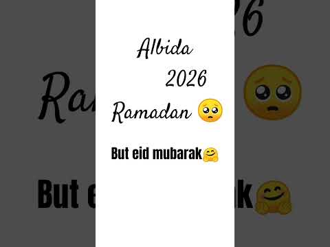 #albida Ramadan 🥺