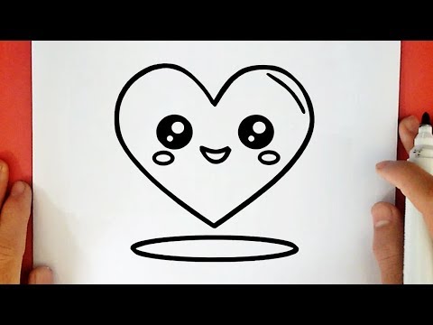 HOW TO DRAW A CUTE HEART