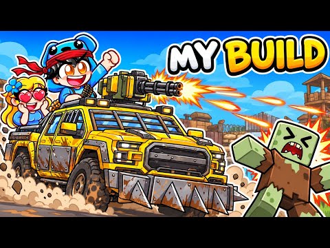Spending $100,000,000 to BUILD A CAR and Kill Zombie With Crazy Fan Girls!